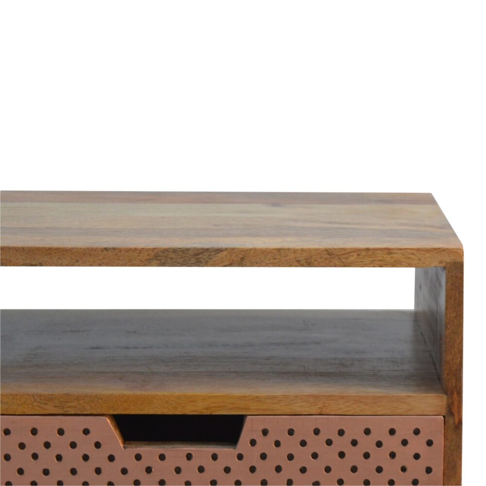wholesale Perforated Copper Bedside with Open Slot for resale
