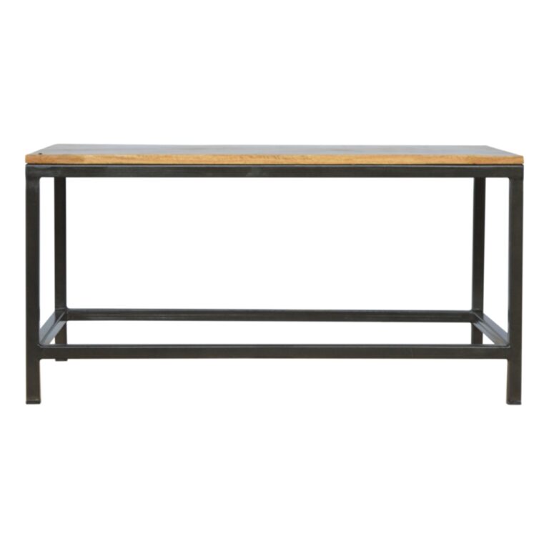 Iron Base Rectangular Coffee Table for resale