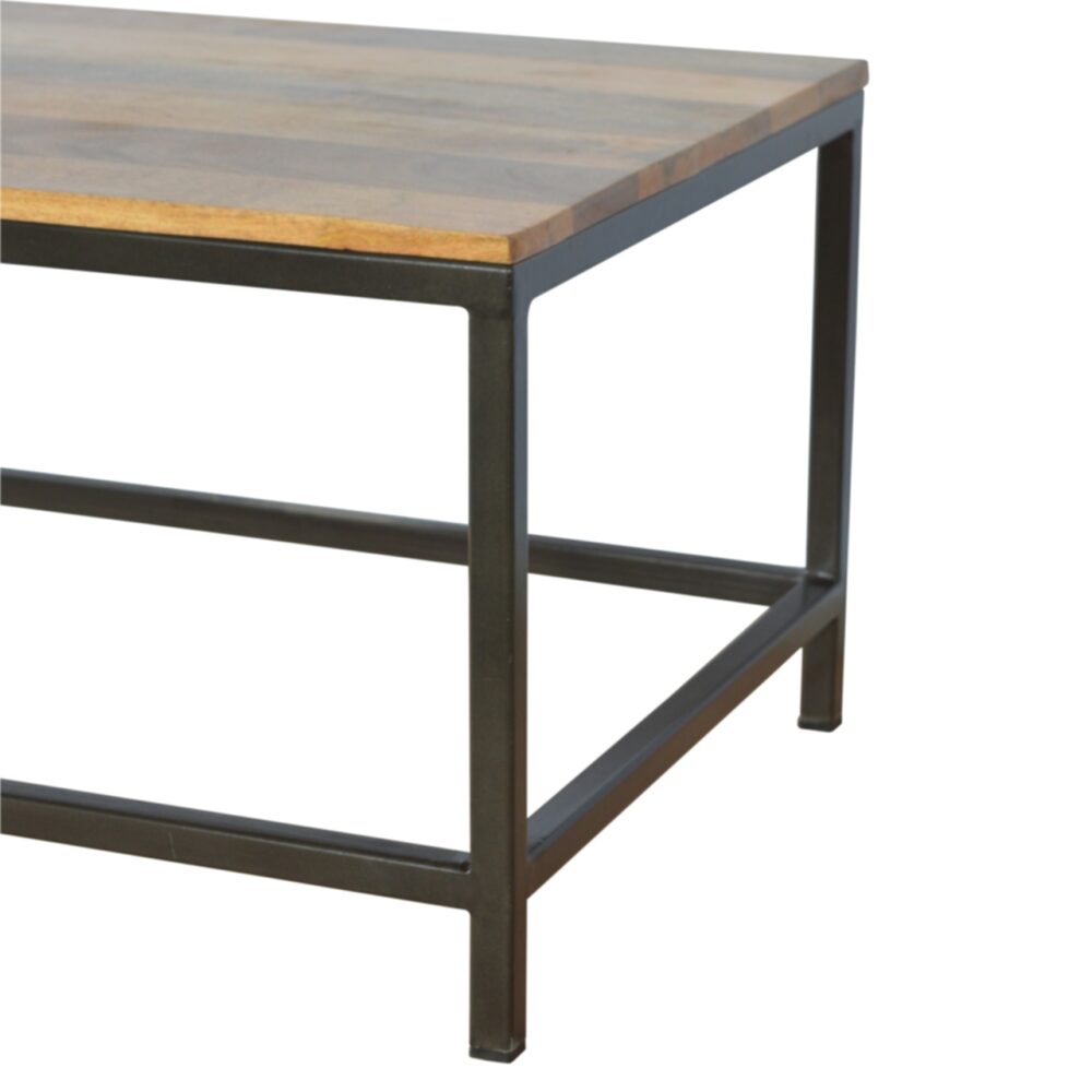 Iron Base Rectangular Coffee Table dropshipping