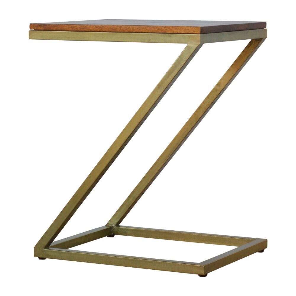 wholesale Z-shaped Golden Side Table for resale