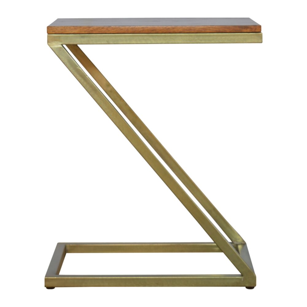 wholesale Z-shaped Golden Side Table for resale