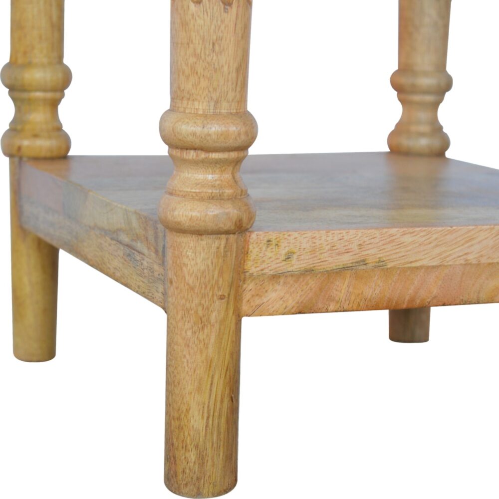 Solid Wood Telephone Table with Turned Legs for wholesale