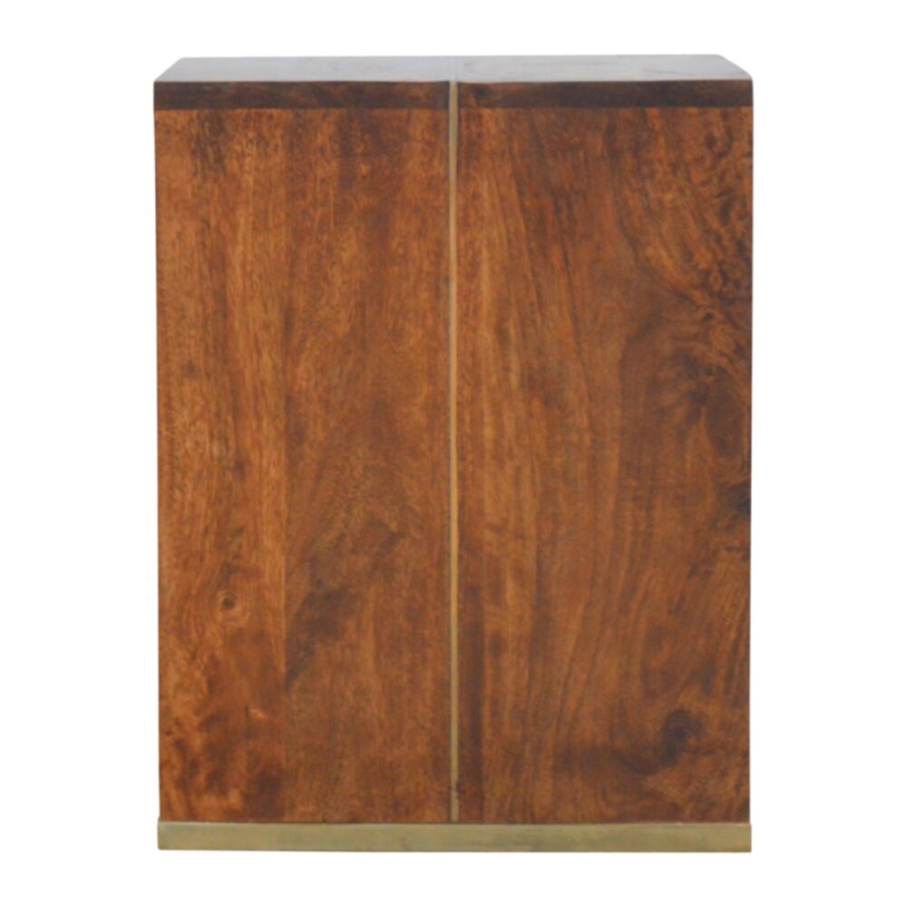 wholesale Chestnut End Table with Gold Inlay for resale