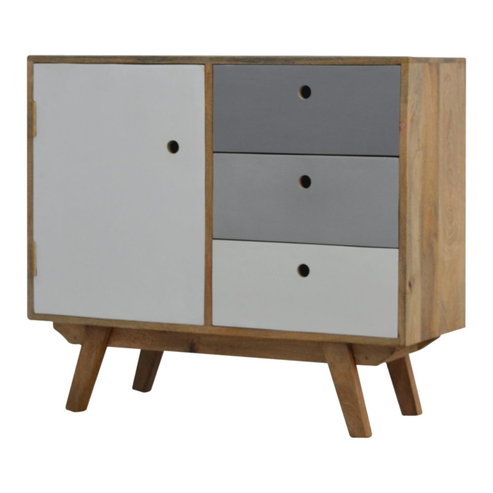 Two Tone Hand Painted Cabinet - Image 4