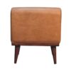 Tan Buffalo Backrest Footstool - Image 9
