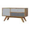 Line Grey Painted Media Unit - Image 2