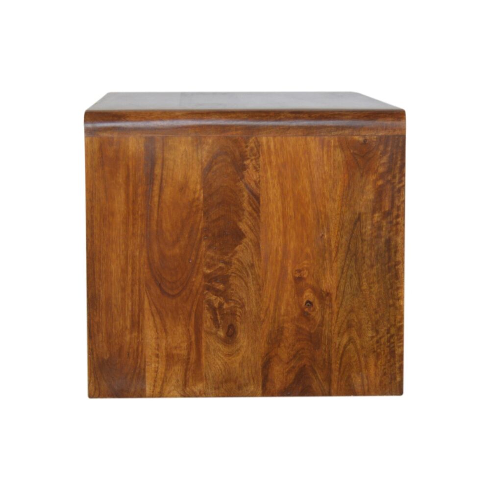 bulk Chestnut Glass Shelf Coffee Table for resale