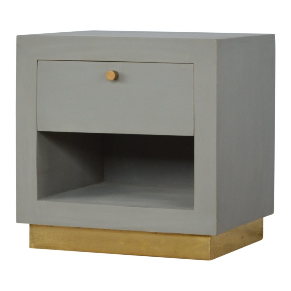 wholesale IN472 - Sleek Cement Bedside with Open Slot for resale