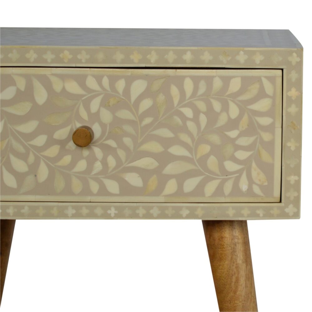 wholesale IN450 - Floral Bone Inlay Bedside for resale