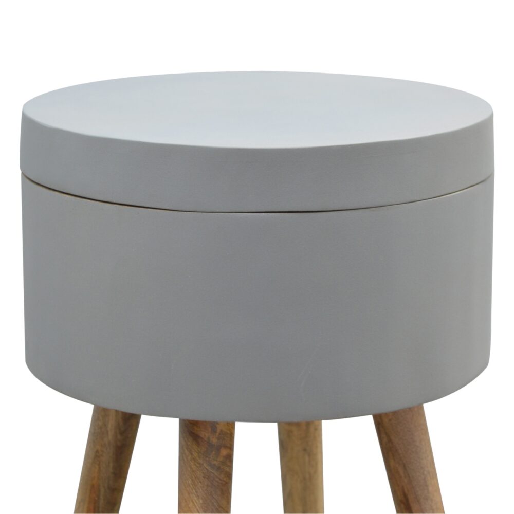 IN464 - Grey Painted End Table for wholesale