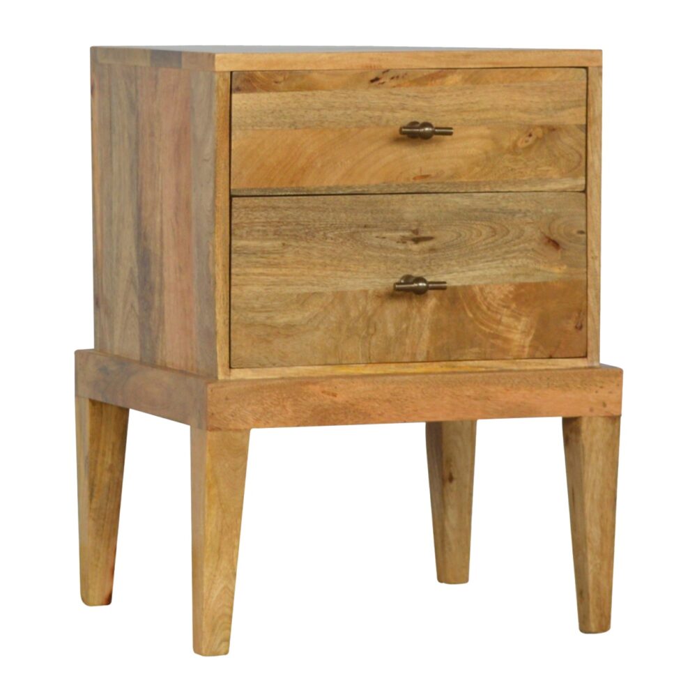 Solid Wood Bedside with T-Bar Knobs wholesalers