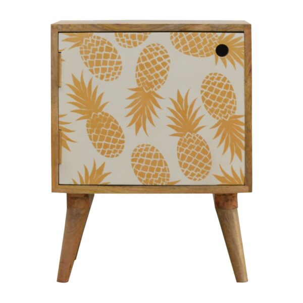 IN670 - Pineapple Screen Printed Door Bedside for resale