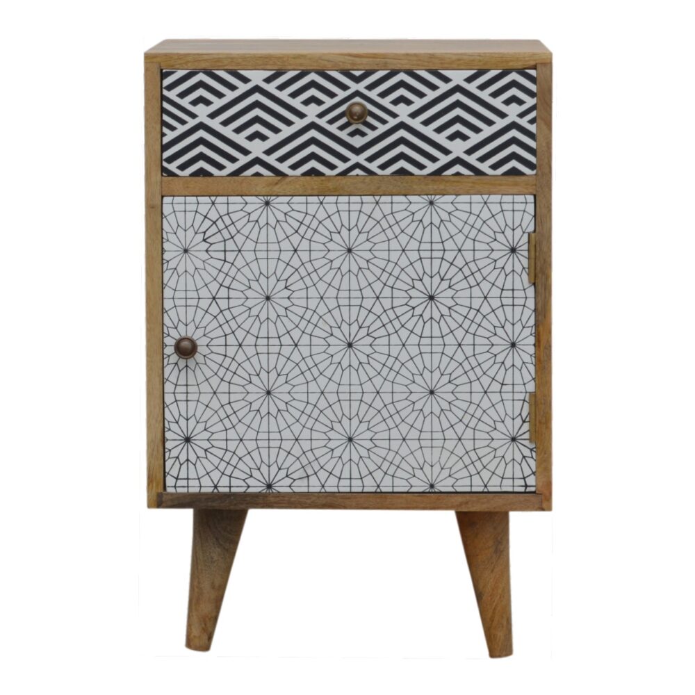 IN730 - Mixed Pattern Bedside for resale