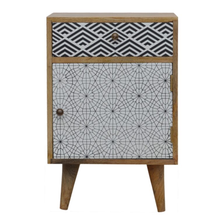 IN730 - Mixed Pattern Bedside for resale