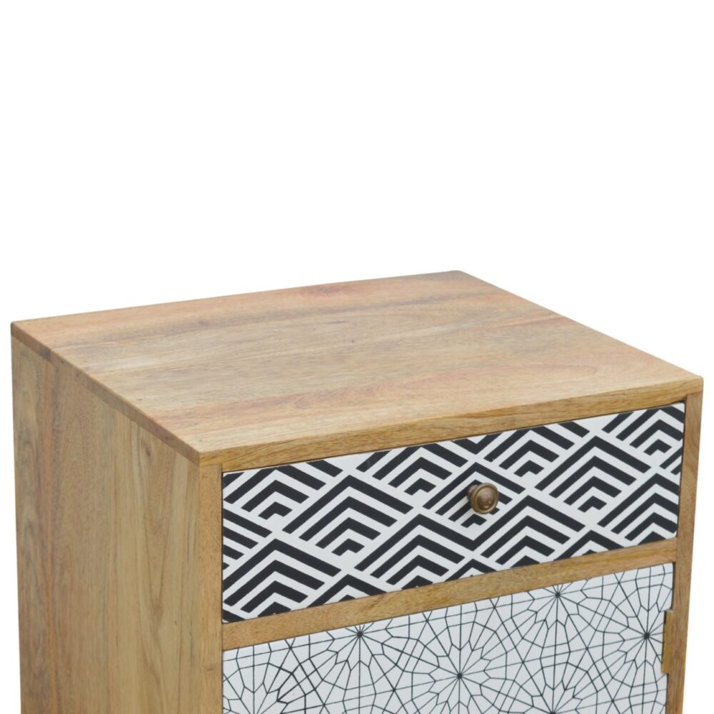 IN730 - Mixed Pattern Bedside for resell