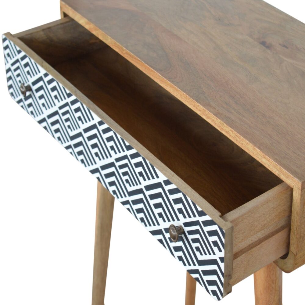IN826 - Monochrome Print Console Table for resell