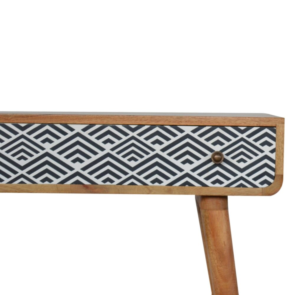 IN826 - Monochrome Print Console Table dropshipping