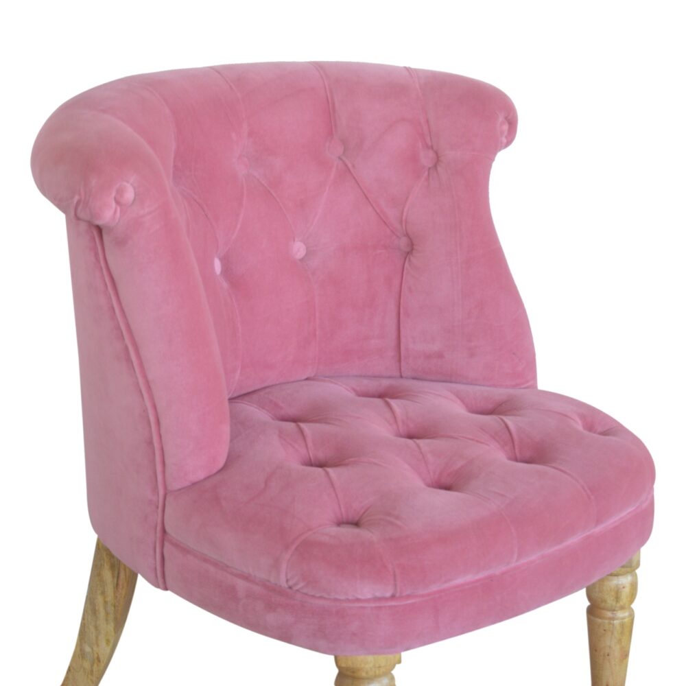 IN896 - Pink Velvet Accent Chair for resell