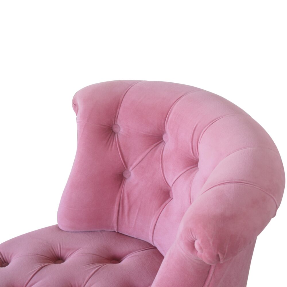 IN896 - Pink Velvet Accent Chair dropshipping