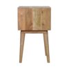 IN922 - Capsule Carved Bedside with Open Slot for wholesale