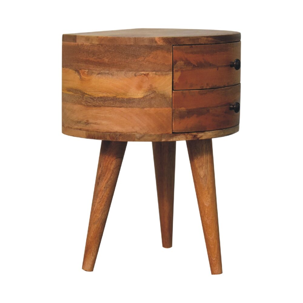 Odyssey Oak-ish Tripod nightstand - Image 3