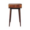 Curved Chestnut Writing Desk - Image 9