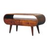 Chestnut Circular TV Stand - Image 3