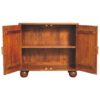 Chestnut Carved Ball Cabinet - Image 4