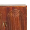 Chestnut Carved Ball Cabinet - Image 5