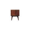 Trio Curved Chestnut Media Unit - Image 9