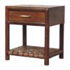 Chestnut T-Bar Bedside - Image 3