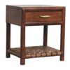 Chestnut T-Bar Bedside - Image 4