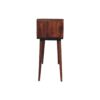 Triple Curved Chestnut Console Table - Image 9