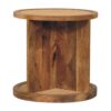 Close-knit Corner End Table