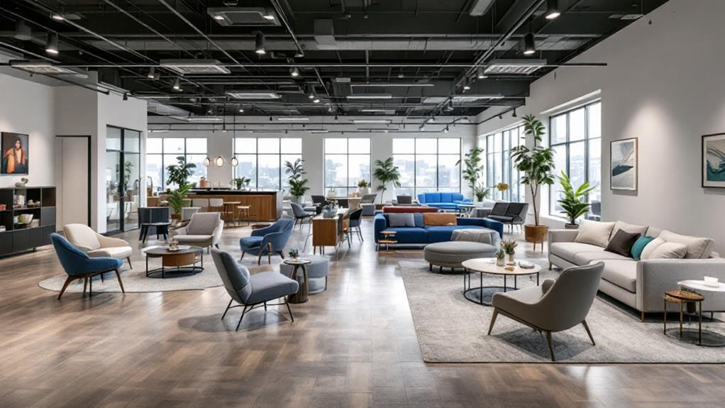 diverse furniture selection available