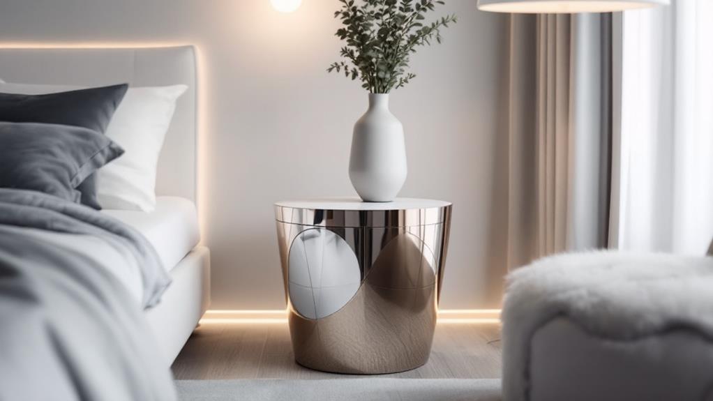 sleek contemporary metal design