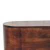 California Walnut Rounded Lid up Blanket Box - Image 5