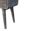 Sandblasted Ash Curved Bedside - Image 9