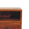 Solis 1-Drawer Chestnut Wall Mounted Nightstand - Image 4