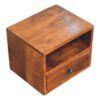 Solis 1-Drawer Chestnut Wall Mounted Nightstand - Image 6