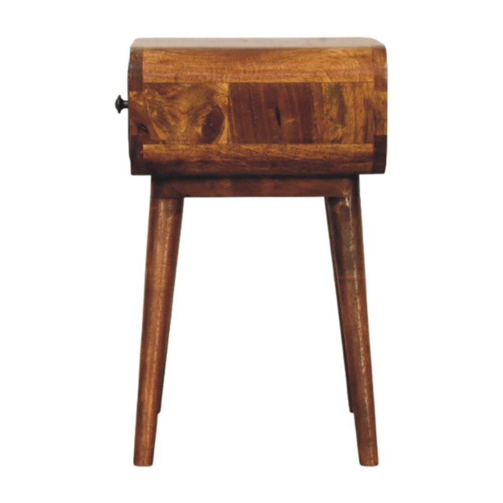 Avora Mini Chestnut Nightstand with 1 drawer - Image 8