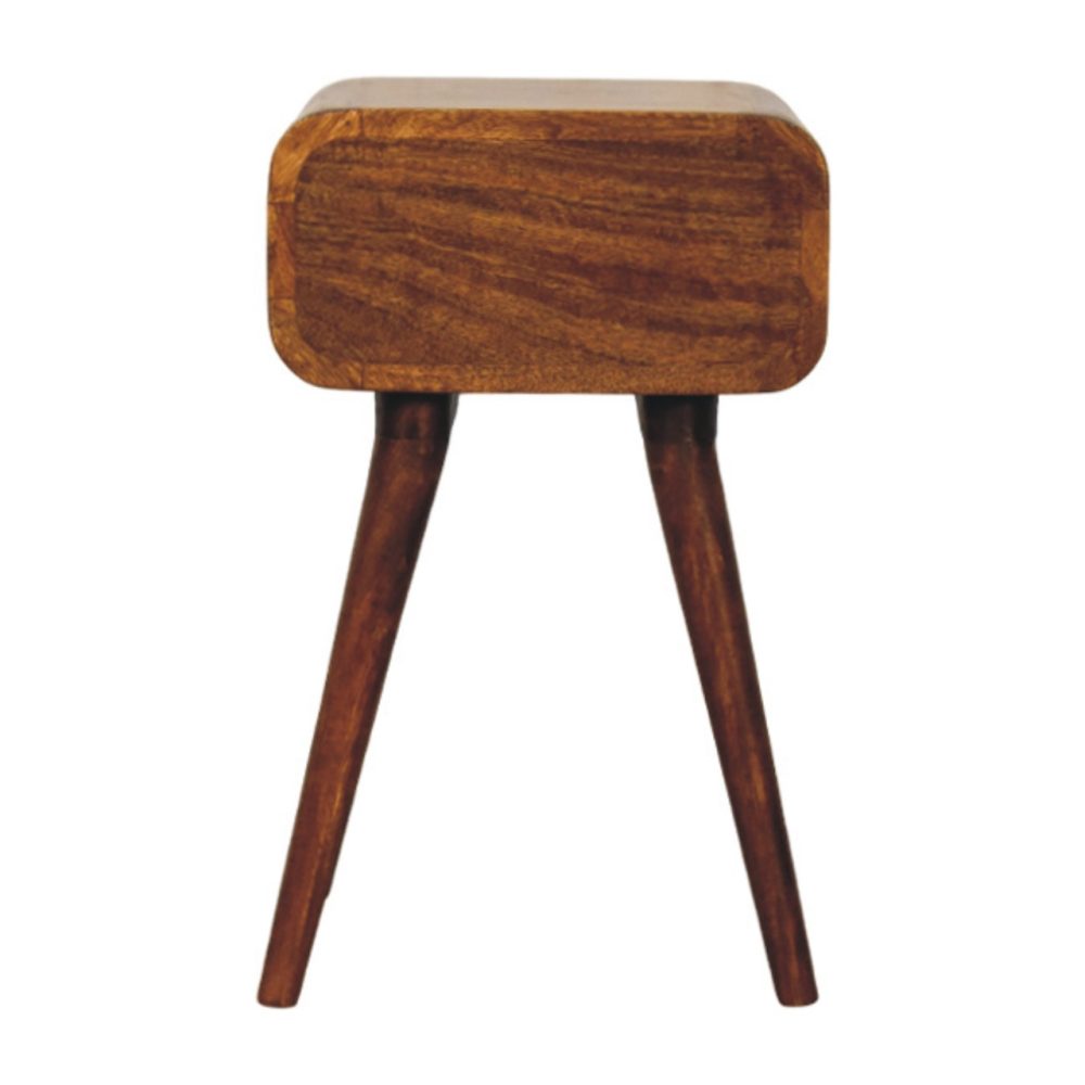 Avora Mini Chestnut Nightstand with 1 drawer - Image 9