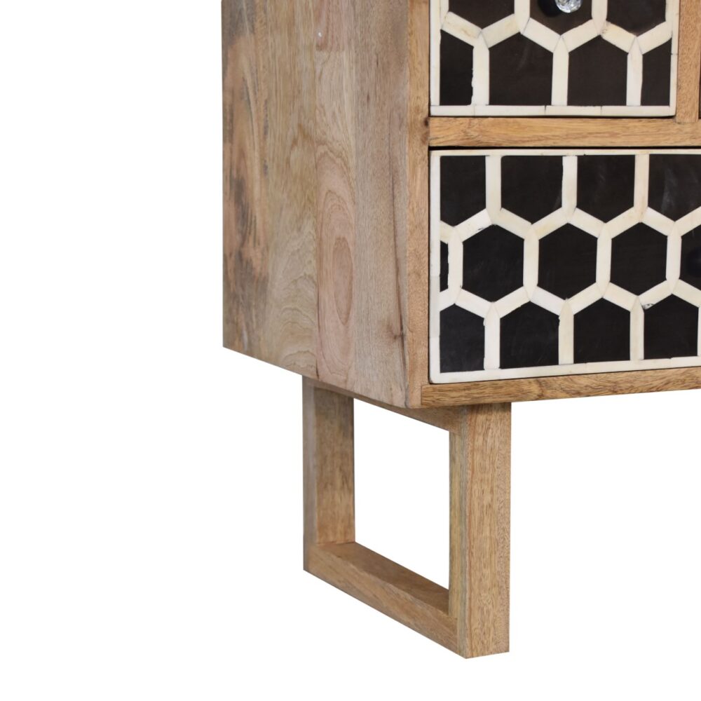 U-Shape Bone Inlay Chest - Image 18