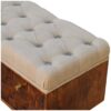 'U' Chestnut Pineapple Bench - Image 10