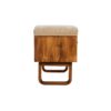 'U' Chestnut Pineapple Bench - Image 12