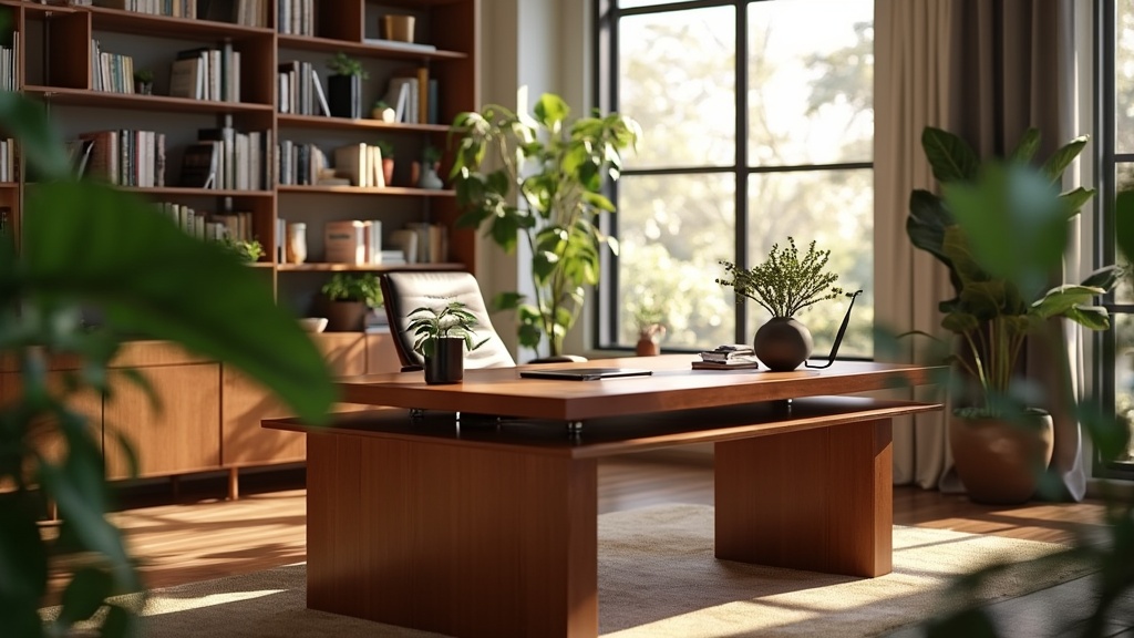 Solid Wood Writing Desks Enhance Your Space
