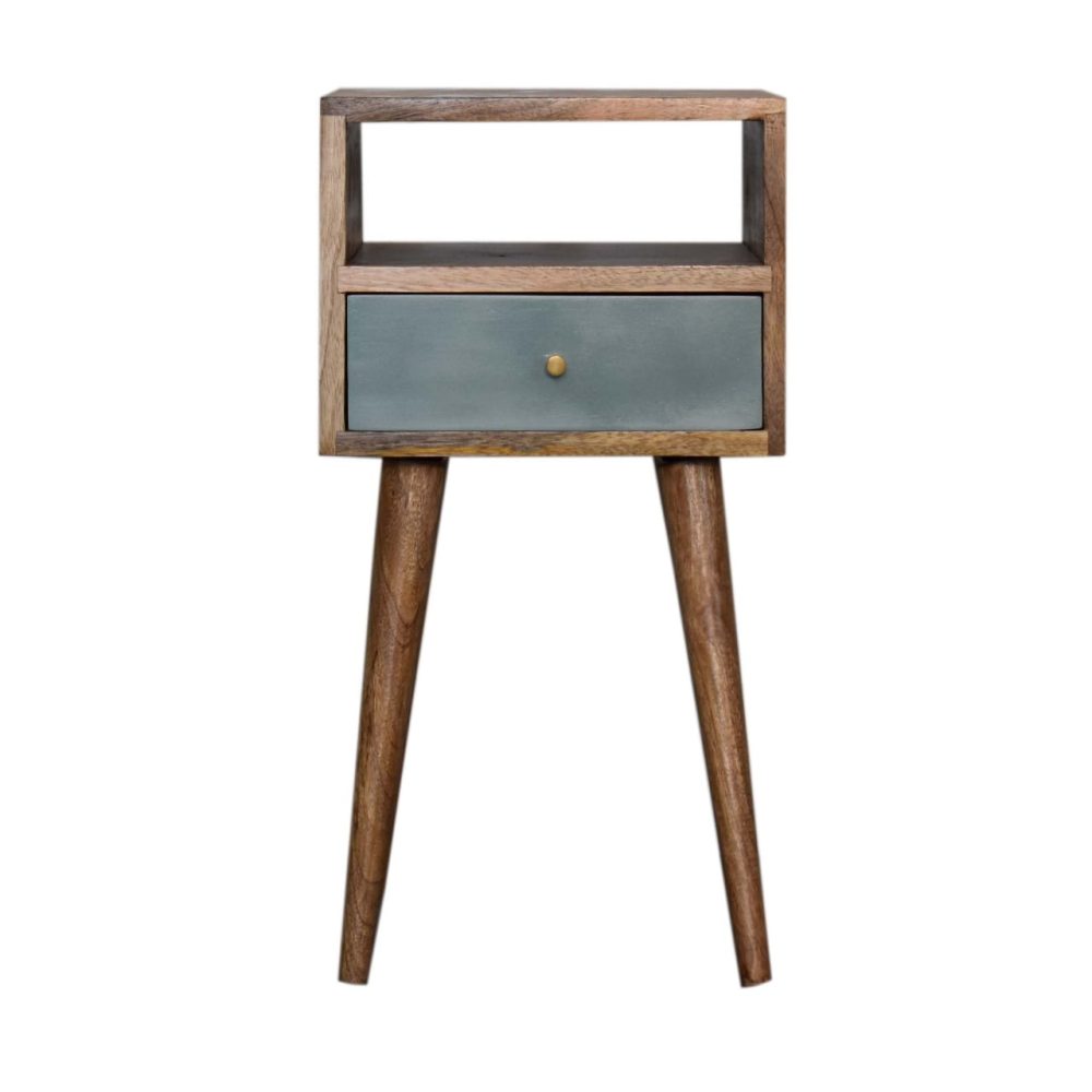 Mini Duck Egg Painted Bedside - Image 2
