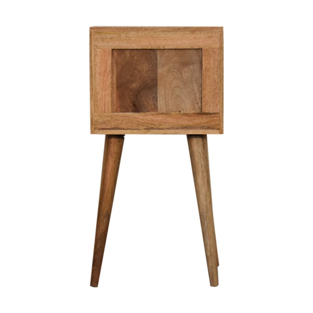Mini Bone Inlay 2 Drawer Bedside - Image 9