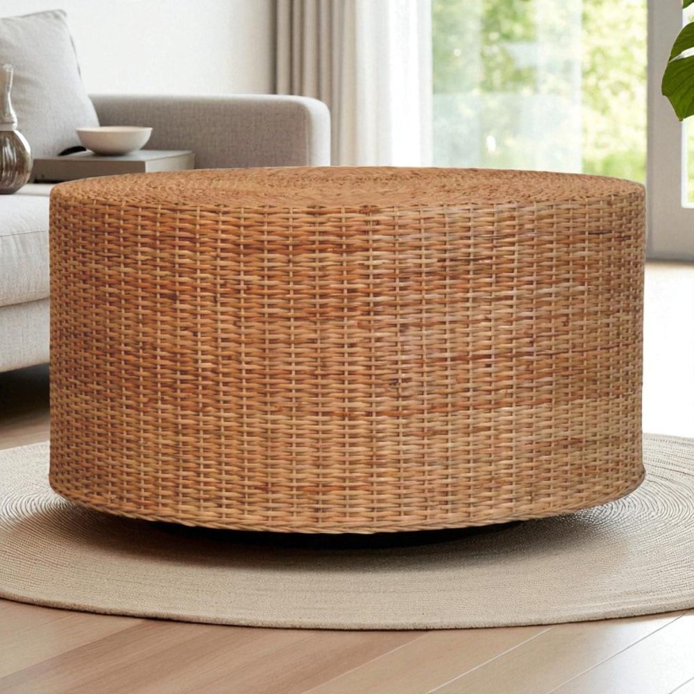 Regency Round Woven Coffee Table - Image 7