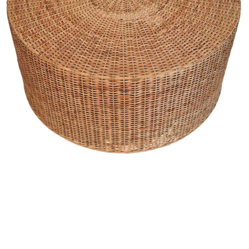 Regency Round Woven Coffee Table - Image 4